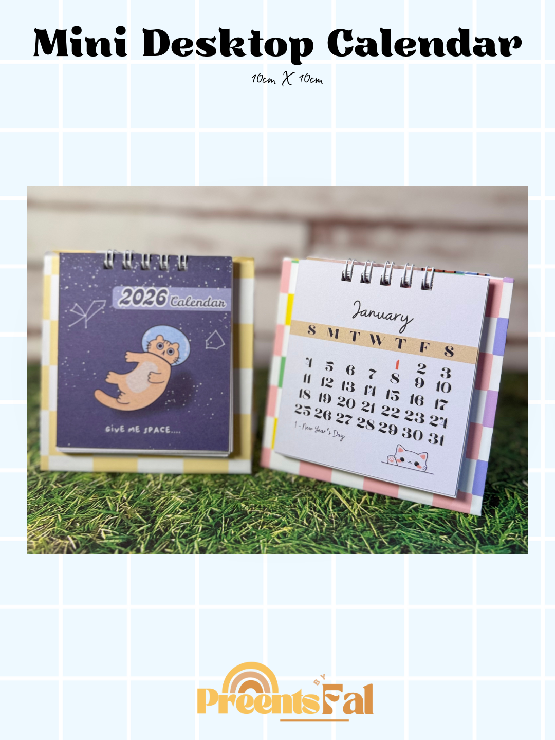 Mini Desktop 2026 Calendar